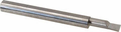 Accupro - 0.2" Min Bore Diam, 0.6" Max Bore Depth, 1/4 Shank Diam, Boring Bar - Left Hand Cut, Solid Carbide, Bright Finish - Exact Industrial Supply