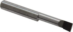 Accupro - 0.29" Min Bore Diam, 1.1" Max Bore Depth, 5/16 Shank Diam, Boring Bar - Left Hand Cut, Solid Carbide, Bright Finish - Exact Industrial Supply