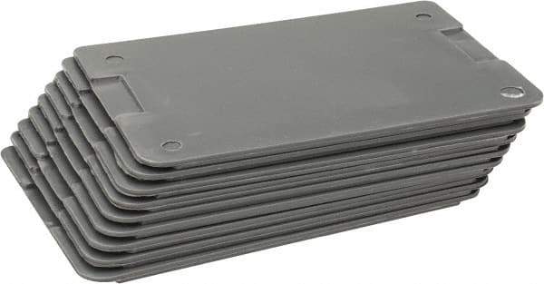 Durham - 3" High, Gray Bin Divider - Use with 119-95 - Top Tool & Supply