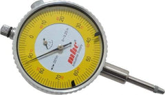 Value Collection - 1/4" Range, 0-100 Dial Reading, 0.001" Graduation Dial Drop Indicator - 2-9/32" Dial, Revolution Counter - Top Tool & Supply