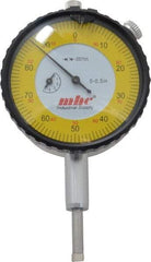 Value Collection - 1/2" Range, 0-100 Dial Reading, 0.001" Graduation Dial Drop Indicator - 2-9/32" Dial, Revolution Counter - Top Tool & Supply