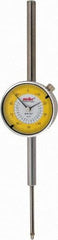 Value Collection - 2" Range, 0-100 Dial Reading, 0.001" Graduation Dial Drop Indicator - 2-9/32" Dial, Revolution Counter - Top Tool & Supply