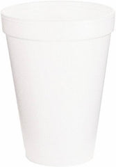 DART - Foam Drink Cups, 12 oz, 1000/Carton - White - Top Tool & Supply