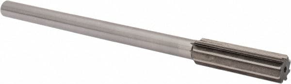 Interstate - 0.583" High Speed Steel Chucking Reamer - Top Tool & Supply