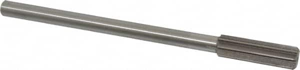 Interstate - 0.596" High Speed Steel Chucking Reamer - Top Tool & Supply