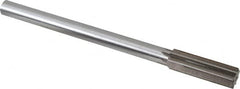 Interstate - 0.716" High Speed Steel Chucking Reamer - Top Tool & Supply