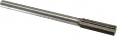 Interstate - 0.778" High Speed Steel Chucking Reamer - Top Tool & Supply