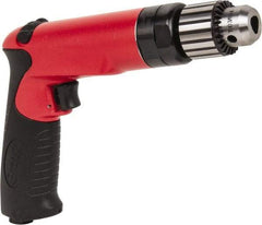 Sioux Tools - 3/8" Reversible Keyed Chuck - Pistol Grip Handle, 2,000 RPM, 14.16 LPS, 30 CFM, 1 hp - Top Tool & Supply