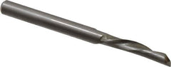 Onsrud - 1/4" Cutting Diam x 1" Length of Cut, 1 Flute, Downcut Spiral Router Bit - Uncoated, Right Hand Cut, High Speed Steel, 3" OAL x 1/4" Shank Diam, Single Edge, 19 to 32° Helix Angle - Top Tool & Supply