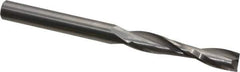 Onsrud - 1/4" Cutting Diam x 1-1/4" Length of Cut, 2 Flute, Upcut Spiral Router Bit - Uncoated, Right Hand Cut, Solid Carbide, 3" OAL x 1/4" Shank Diam, Double Edge, 22° Helix Angle - Top Tool & Supply