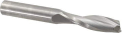 Onsrud - 5/8" Cutting Diam x 2-1/4" Length of Cut, 2 Flute, Upcut Spiral Router Bit - Uncoated, Right Hand Cut, Solid Carbide, 5" OAL x 5/8" Shank Diam, Double Edge, 22° Helix Angle - Top Tool & Supply