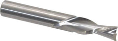 Onsrud - 1/2" Cutting Diam x 1-1/4" Length of Cut, 2 Flute, Downcut Spiral Router Bit - Uncoated, Right Hand Cut, Solid Carbide, 3-1/2" OAL x 1/2" Shank Diam, Double Edge, 30° Helix Angle - Top Tool & Supply