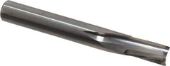 Onsrud - 3/8" Cutting Diam x 5/8" Length of Cut, 3 Flute, Downcut Spiral Router Bit - Uncoated, Right Hand Cut, Solid Carbide, 3" OAL x 3/8" Shank Diam, Three Edge, 10° Helix Angle - Top Tool & Supply