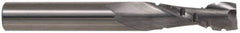 Onsrud - 3/8" Cutting Diam x 1-1/8" Length of Cut, 2 Flute, Upcut Spiral Router Bit - Uncoated, Right Hand Cut, Solid Carbide, 3" OAL x 3/8" Shank Diam, Chipbreaker, 30° Helix Angle - Top Tool & Supply