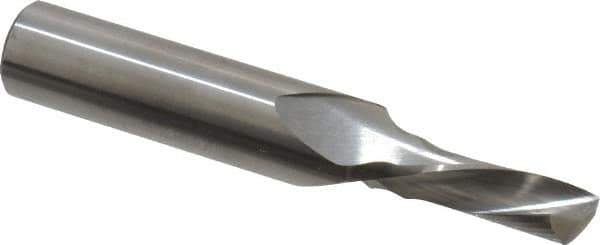 Onsrud - 5/16" Cutting Diam x 3/4" Length of Cut, 1 Flute, Downcut Spiral Router Bit - Uncoated, Right Hand Cut, Solid Carbide, 3" OAL x 1/2" Shank Diam, Single Edge, 22° Helix Angle - Top Tool & Supply