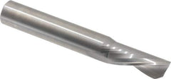 Onsrud - 1/2" Cutting Diam x 1-1/8" Length of Cut, 1 Flute, Downcut Spiral Router Bit - Uncoated, Right Hand Cut, Solid Carbide, 3-1/2" OAL x 1/2" Shank Diam, Single Edge, 22° Helix Angle - Top Tool & Supply