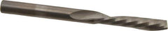 Onsrud - 1/4" Cutting Diam x 1-1/4" Length of Cut, 1 Flute, Downcut Spiral Router Bit - Uncoated, Right Hand Cut, Solid Carbide, 3" OAL x 1/4" Shank Diam, Single Edge, 21° Helix Angle - Top Tool & Supply