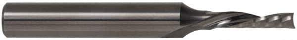 Onsrud - 1/2" Cutting Diam x 1-5/8" Length of Cut, 1 Flute, Downcut Spiral Router Bit - Uncoated, Right Hand Cut, Solid Carbide, 3-1/2" OAL x 1/2" Shank Diam, Single Edge, 21° Helix Angle - Top Tool & Supply