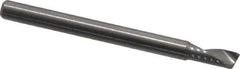 Onsrud - 1/8" Cutting Diam x 1/4" Length of Cut, 1 Flute, Upcut Spiral Router Bit - Uncoated, Right Hand Cut, Solid Carbide, 1-1/2" OAL x 1/8" Shank Diam, Single Edge, 22° Helix Angle - Top Tool & Supply