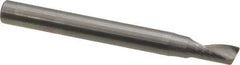 Onsrud - 7/32" Cutting Diam x 7/16" Length of Cut, 1 Flute, Upcut Spiral Router Bit - Uncoated, Right Hand Cut, Solid Carbide, 2-1/2" OAL x 1/4" Shank Diam, Single Edge, 22° Helix Angle - Top Tool & Supply