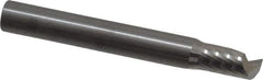 Onsrud - 5/16" Cutting Diam x 9/16" Length of Cut, 1 Flute, Upcut Spiral Router Bit - Uncoated, Right Hand Cut, Solid Carbide, 2-1/2" OAL x 5/16" Shank Diam, Single Edge, 22° Helix Angle - Top Tool & Supply