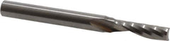 Onsrud - 7/32" Cutting Diam x 3/4" Length of Cut, 1 Flute, Upcut Spiral Router Bit - Uncoated, Right Hand Cut, Solid Carbide, 2-1/2" OAL x 1/4" Shank Diam, Single Edge, 21° Helix Angle - Top Tool & Supply