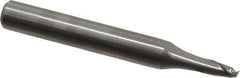 Onsrud - 1/8" Cutting Diam x 1/4" Length of Cut, 2 Flute, Upcut Spiral Router Bit - Uncoated, Right Hand Cut, Solid Carbide, 2" OAL x 1/4" Shank Diam, Bottom-Surfacing, 30° Helix Angle - Top Tool & Supply