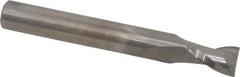 Onsrud - 1/4" Cutting Diam x 3/8" Length of Cut, 2 Flute, Upcut Spiral Router Bit - Uncoated, Right Hand Cut, Solid Carbide, 2" OAL x 1/4" Shank Diam, Bottom-Surfacing, 30° Helix Angle - Top Tool & Supply