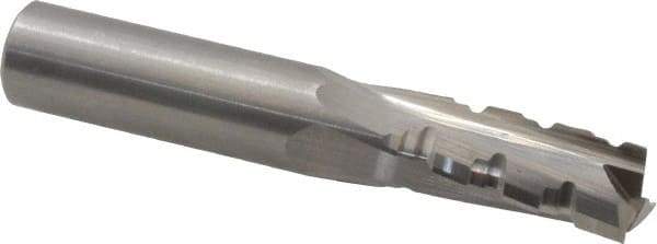 Onsrud - 1/2" Cutting Diam x 1-1/8" Length of Cut, 3 Flute, Upcut Spiral Router Bit - Uncoated, Right Hand Cut, Solid Carbide, 3" OAL x 1/2" Shank Diam, Three Edge, 10° Helix Angle - Top Tool & Supply