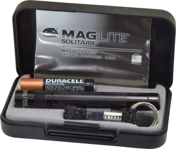 Mag-Lite - Krypton Bulb, Mini Flashlight - Black Aluminum Body, 1 AAA Alkaline Battery Included - Top Tool & Supply