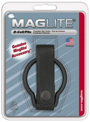 Mag-Lite - Leather Belt Holster - Black, Compatible with Maglite D Batteries - Top Tool & Supply