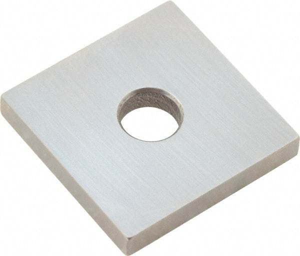 Mitutoyo - 0.142" Square Steel Gage Block - Accuracy Grade 0, Includes Certificate of Inspection - Top Tool & Supply