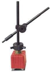 Value Collection - 38mm Wide Magnetic Indicator Base with Holders - Post & Rod Arm (Swivel) - Top Tool & Supply