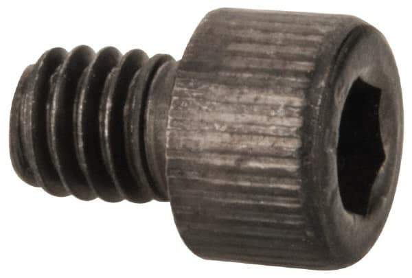 Value Collection - #6-40 UNF Hex Socket Drive, Socket Cap Screw - Alloy Steel, Black Oxide Finish, Fully Threaded, 3/16" Length Under Head - Top Tool & Supply