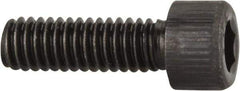 Value Collection - #6-40 UNF Hex Socket Drive, Socket Cap Screw - Alloy Steel, Black Oxide Finish, Fully Threaded, 7/16" Length Under Head - Top Tool & Supply