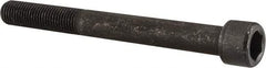 Value Collection - 7/16-20 UNF Hex Socket Drive, Socket Cap Screw - Alloy Steel, Black Oxide Finish, Partially Threaded, 4" Length Under Head - Top Tool & Supply