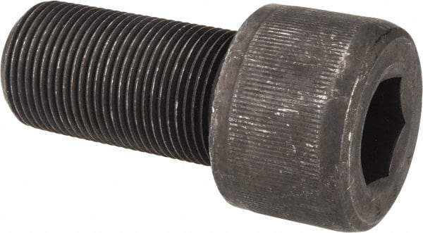 Value Collection - 1-1/4 - 12 UNF Hex Socket Drive, Socket Cap Screw - Alloy Steel, Black Oxide Finish, Fully Threaded, 2-1/2" Length Under Head - Top Tool & Supply