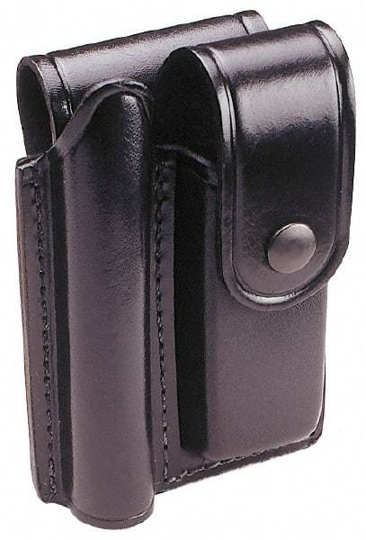 Mag-Lite - Leather Mini/Pocket Flashlight Belt Holster - Black, Compatible with Maglite AA Batteries - Top Tool & Supply