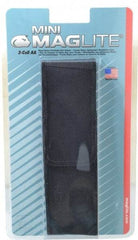 Mag-Lite - Nylon Mini/Pocket Flashlight Belt Holster - Black, Compatible with Maglite AA Batteries - Top Tool & Supply