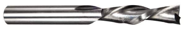 Onsrud - 3/8" Cutting Diam x 1-1/4" Length of Cut, 2 Flute, Downcut Spiral Router Bit - Uncoated, Right Hand Cut, Solid Carbide, 3" OAL x 1/2" Shank Diam, Double Edge, 30° Helix Angle - Top Tool & Supply