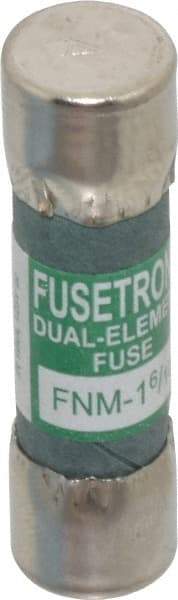 Cooper Bussmann - 250 VAC, 1.6 Amp, Time Delay General Purpose Fuse - Fuse Holder Mount, 1-1/2" OAL, 10 at 125 V kA Rating, 13/32" Diam - Top Tool & Supply