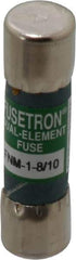 Cooper Bussmann - 250 VAC, 1.8 Amp, Time Delay General Purpose Fuse - Fuse Holder Mount, 1-1/2" OAL, 10 at 125 V kA Rating, 13/32" Diam - Top Tool & Supply