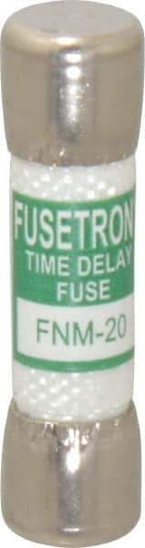 Cooper Bussmann - 250 VAC, 20 Amp, Time Delay General Purpose Fuse - Fuse Holder Mount, 1-1/2" OAL, 10 at AC kA Rating, 13/32" Diam - Top Tool & Supply