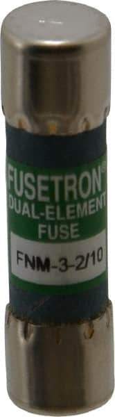 Cooper Bussmann - 250 VAC, 3.2 Amp, Time Delay General Purpose Fuse - Fuse Holder Mount, 1-1/2" OAL, 10 at 125 V kA Rating, 13/32" Diam - Top Tool & Supply