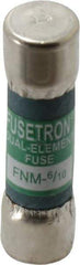 Cooper Bussmann - 250 VAC, 0.6 Amp, Time Delay General Purpose Fuse - Fuse Holder Mount, 1-1/2" OAL, 10 at 125 V kA Rating, 13/32" Diam - Top Tool & Supply