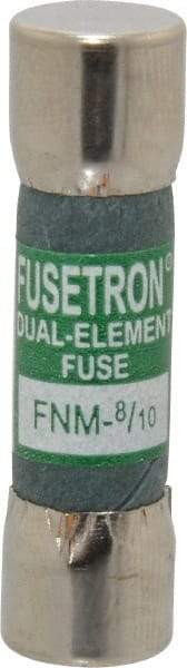 Cooper Bussmann - 250 VAC, 0.8 Amp, Time Delay General Purpose Fuse - Fuse Holder Mount, 1-1/2" OAL, 10 at 125 V kA Rating, 13/32" Diam - Top Tool & Supply