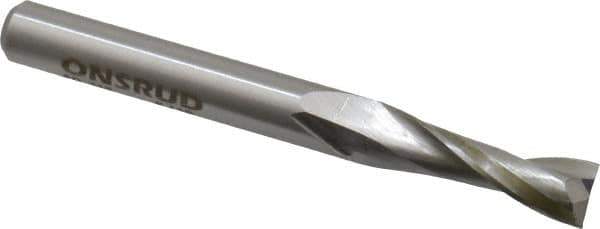 Onsrud - 5/16" Cutting Diam x 1" Length of Cut, 2 Flute, Upcut Spiral Router Bit - Uncoated, Right Hand Cut, High Speed Steel, 3" OAL x 5/16" Shank Diam, Double Edge, 19 to 32° Helix Angle - Top Tool & Supply