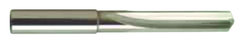 3.1mm Dia. - Carbide Straight Flute 4XD Drill-120Â° Point-Coolant-Bright - Top Tool & Supply