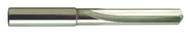 7.9mm Dia. - Carbide Straight Flute 4XD Drill-120° Point-Coolant-Bright - Top Tool & Supply