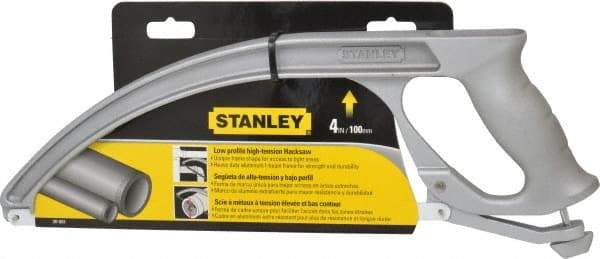 Stanley - 12" Hacksaw - 4" Throat Depth, Ergonomically Design D-Style Handle - Top Tool & Supply